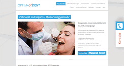 Desktop Screenshot of optimaxdent.com